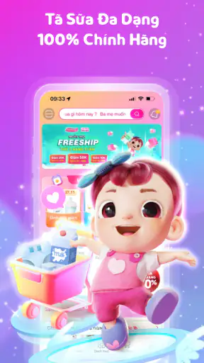 Con Cưng - Tã Sữa Khuyến Mãi screenshot