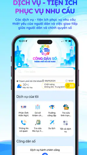 Công dân số TPHCM screenshot