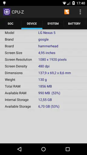CPU-Z screenshot