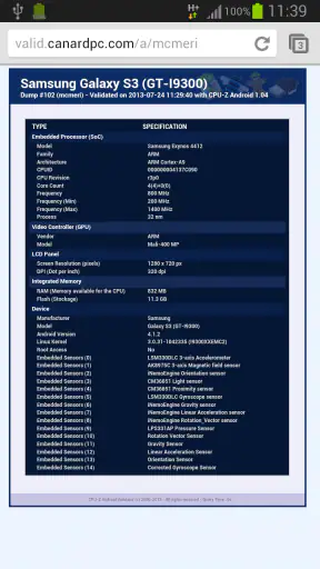 CPU-Z screenshot