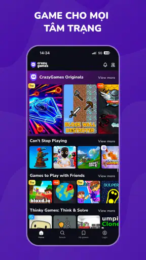 CrazyGames: Với 2500+ trò chơi screenshot