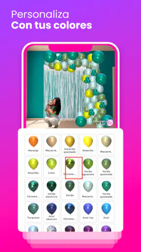 Creador (Diseñador de fiestas) screenshot