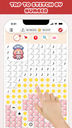 Cross Stitch - Color by Number screenshot