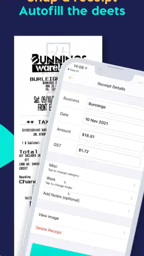 Crunchr Receipt Scanner screenshot