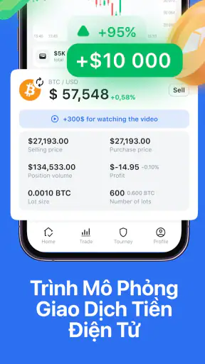 Cryptoguru: Mô Phỏng Giao Dịch screenshot