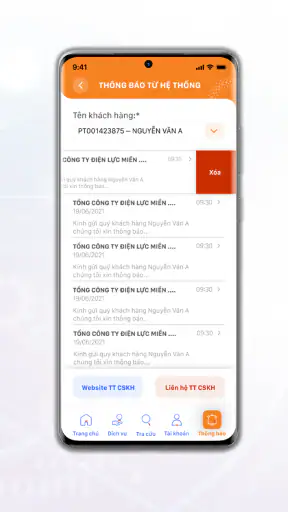 CSKH EVN SPC screenshot