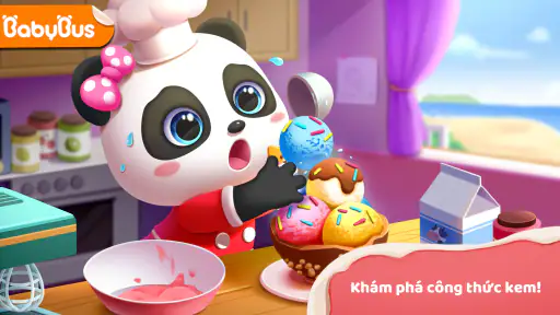 Cửa Hàng Kem của Bé Gấu Trúc screenshot