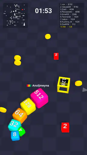 Cube Arena 2048: Hợp nhất screenshot