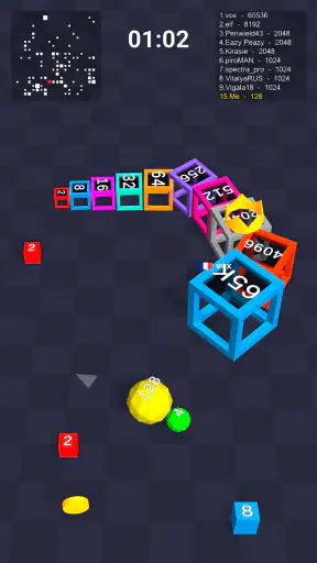 Cube Arena 2048: Hợp nhất screenshot