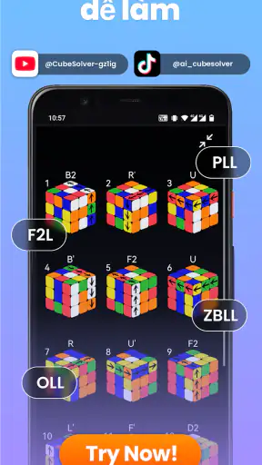 CubeSolver AI：Giải câu đố screenshot