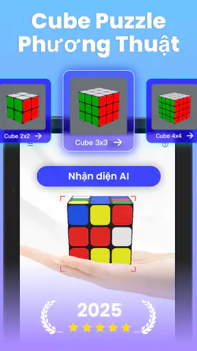 CubeSolver AI：Giải câu đố screenshot