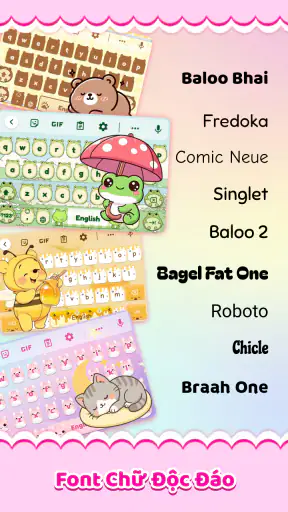 Cute Keyboard: Bàn Phím Emoji screenshot
