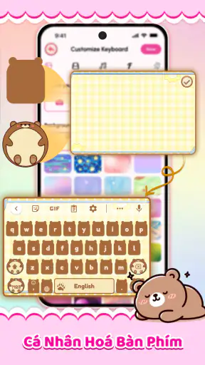 Cute Keyboard: Bàn Phím Emoji screenshot