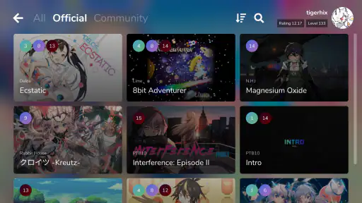 Cytoid: Community Rhythm Game screenshot