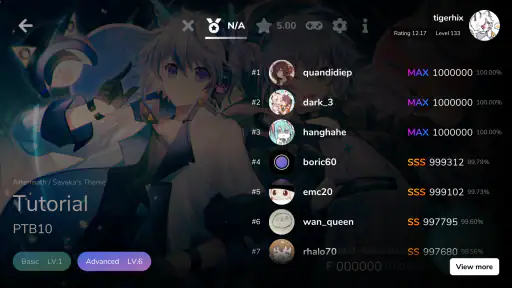 Cytoid: Community Rhythm Game screenshot