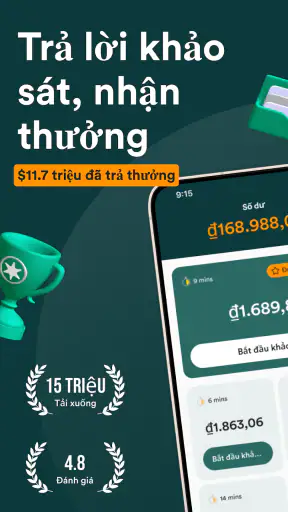 Đa điểm: Khảo sát nhận tiền! screenshot
