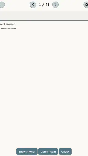 Daily Dictation - Tiếng Anh screenshot