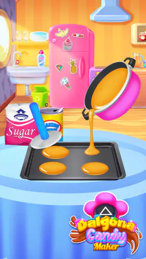 Dalgona Candy Honeycomb Cookie screenshot