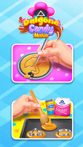 Dalgona Candy Honeycomb Cookie screenshot