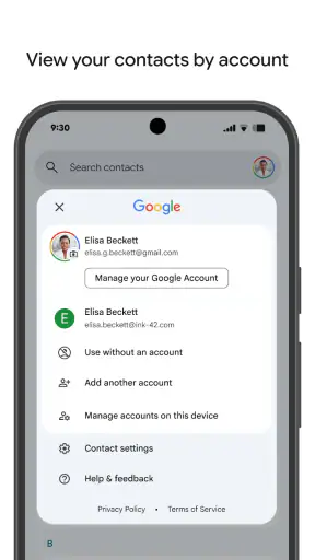 Danh bạ screenshot