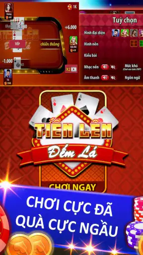 Đánh Bài: Tiến Lên, Sâm, Phỏm screenshot