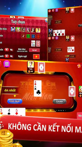 Đánh Bài: Tiến Lên, Sâm, Phỏm screenshot