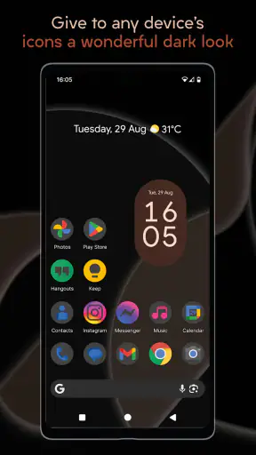 Darkful - Icon Pack screenshot