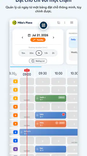 Đặt bàn nhà hàng screenshot