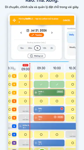 Đặt bàn nhà hàng screenshot