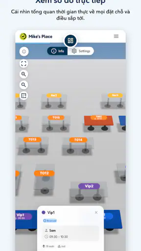 Đặt bàn nhà hàng screenshot