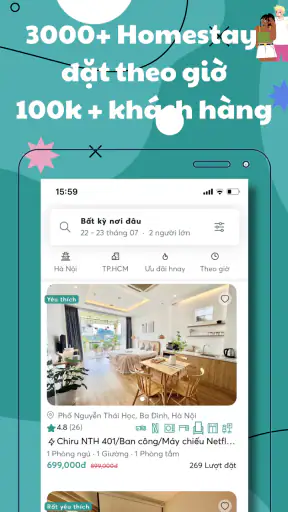 Dayladau: Homestay, Staycation screenshot