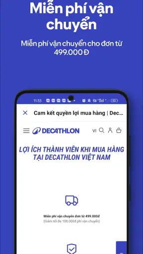 Decathlon Việt Nam screenshot
