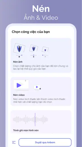 DeComp - Nén ảnh, video screenshot