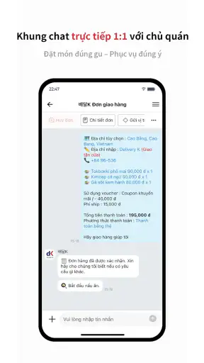 DELIVERY K:Ứng dụng giao đồ ăn screenshot
