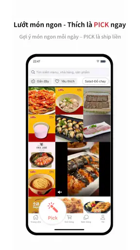 DELIVERY K:Ứng dụng giao đồ ăn screenshot