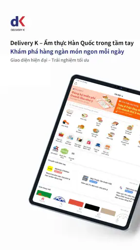 DELIVERY K:Ứng dụng giao đồ ăn screenshot