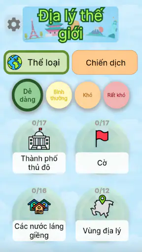 Địa lý thế giới screenshot