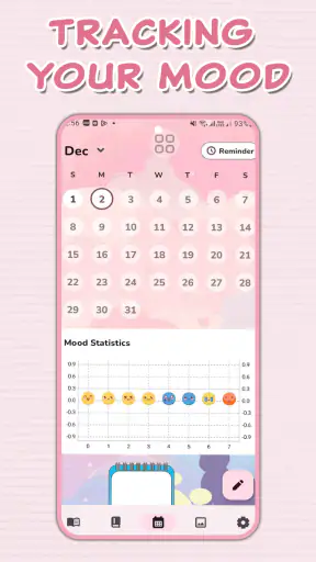 Diary with Fingerprint Lock screenshot