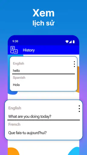 Dịch đa ngôn ngữ: Dịch văn bản screenshot