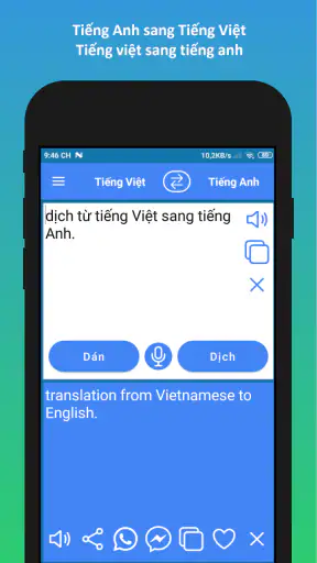 Dich tieng Anh sang tieng Viet screenshot