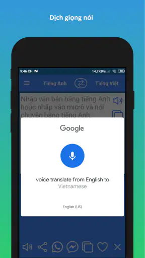 Dich tieng Anh sang tieng Viet screenshot