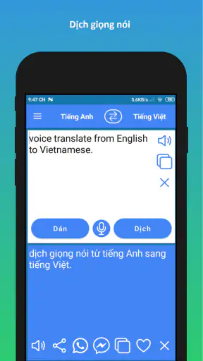 Dich tieng Anh sang tieng Viet screenshot