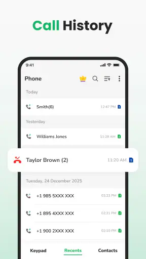 Điện thoại & amp; Danh bạ screenshot