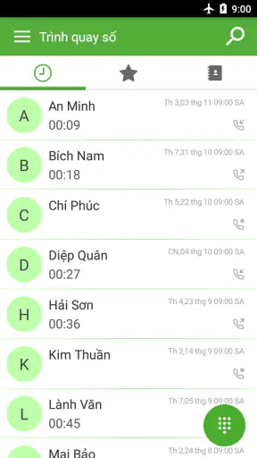 Điện thoại - gọi screenshot