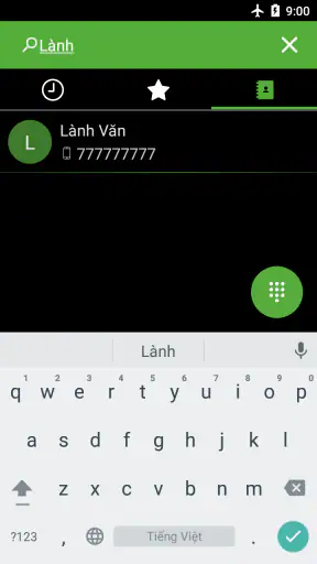 Điện thoại - gọi screenshot