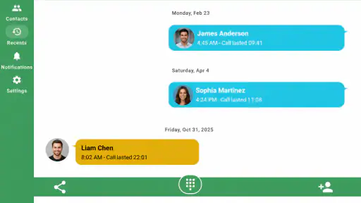 Điện thoại và danh bạ screenshot