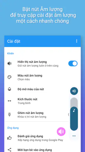 Điều chỉnh âm lượng: Nút screenshot
