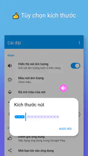 Điều chỉnh âm lượng: Nút screenshot