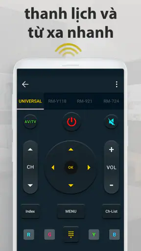 điều khiển tivi: từ xa đa năng screenshot