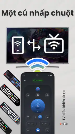 Điều khiển tivi: từ xa đa năng screenshot